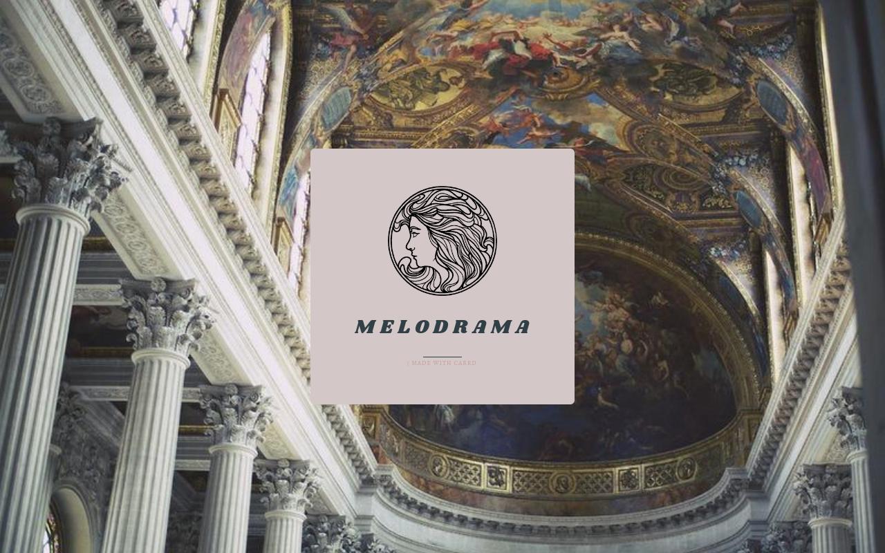Carrd profile picture for @melodrama